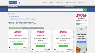 
                            8. ₹800 OFF | Top 8 Nykaa Coupons, Offers and Beauty ... - 7Coupons.IN