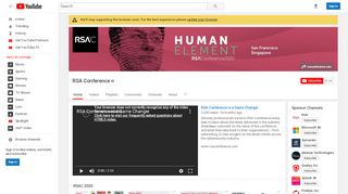 
                            13. RSA Conference - YouTube