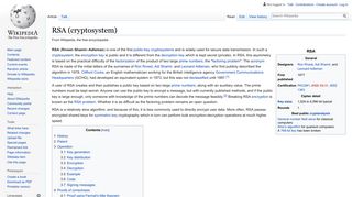 
                            6. RSA (cryptosystem) - Wikipedia