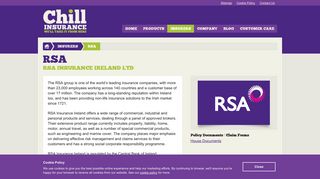 
                            12. RSA Insurance | Insurers | Chill Insurance Ireland