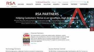 
                            13. RSA Partners - RSA Security
