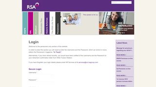 
                            11. RSA Pensions - Login