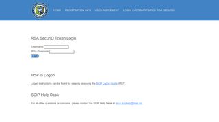 
                            11. RSA SecurID Token Login | Security Cooperation Information Portal ...