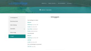 
                            3. RSG Lingecollege > Contact > Inloggen