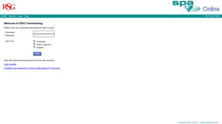 
                            5. RSG Online Timesheet Login