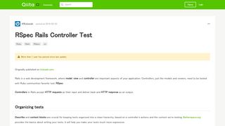 
                            13. RSpec Rails Controller Test - Qiita