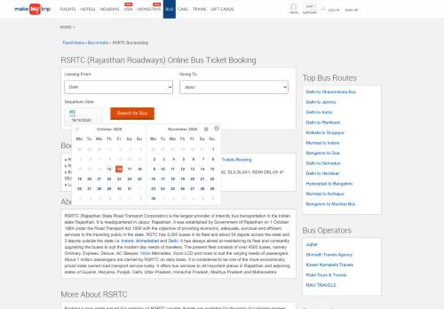 
                            4. RSRTC Online Booking - Rajasthan Roadways - Time Table ...