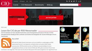 
                            11. RSS - CIO-Artikel als RSS - cio.de