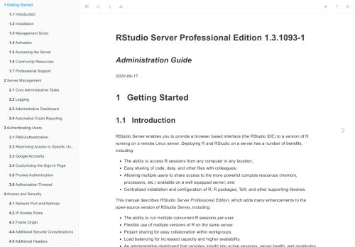 
                            13. RStudio Server Professional Edition