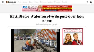 
                            5. RTA, Metro Water resolve dispute over fee's name | Northwest ...