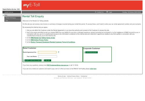 
                            8. RTA Rental Car Tolling - Toll Enquiry - E-toll