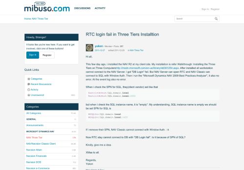 
                            11. RTC login fail in Three Tiers Installtion — mibuso.com