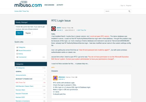 
                            12. RTC Login Issue — mibuso.com