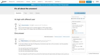
                            2. rtc login with different user - Jazz Forum - Jazz.net