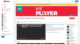 
                            11. RTÉ - IRELAND'S NATIONAL PUBLIC SERVICE MEDIA - YouTube