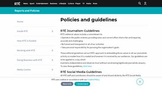 
                            5. RTÉ Privacy Policy - RTÉ About - RTE
