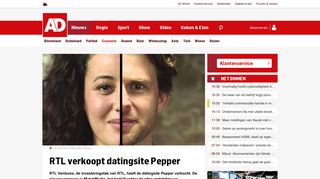 
                            12. RTL verkoopt datingsite Pepper | Economie | AD.nl