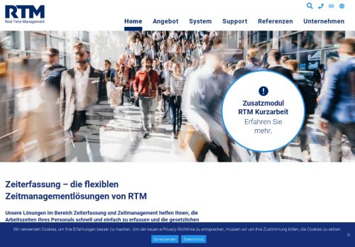 
                            4. RTM Systems AG - Zeiterfassung in Firmen leicht gemacht