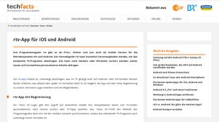 
                            10. rtv-App für iOS und Android - techfacts.de