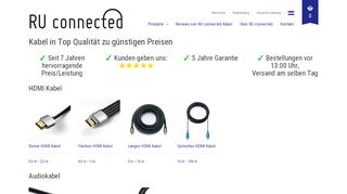 
                            11. RU connected - Kabel in Top Qualität zu günstigen Preisen