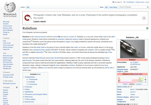 
                            8. Rubidium - Wikipedia