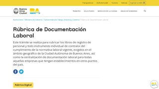 
                            7. Rúbrica de Documentación Laboral | Buenos Aires Ciudad - Gobierno ...