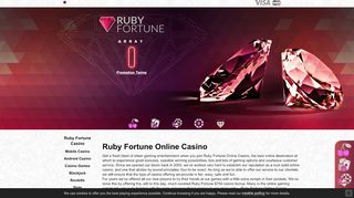 
                            3. Ruby Fortune Online Casino Sverige - 20 000kr gratis!
