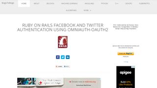 
                            9. Ruby on Rails Facebook and Twitter Authentication using Omniauth ...