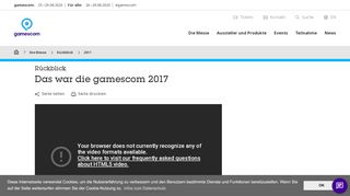 
                            4. Rückblick 2017 | gamescom