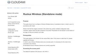 
                            9. Ruckus Wireless (Standalone mode) – Help Center