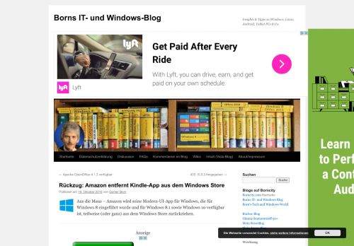 
                            6. Rückzug: Amazon entfernt Kindle-App aus dem Windows Store ...