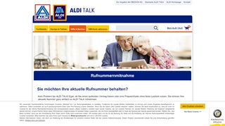 
                            2. Rufnummernmitnahme schnell und einfach | ALDI TALK