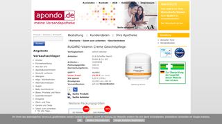 
                            12. RUGARD Vitamin Creme Gesichtspflege - apondo.de - Internet ...
