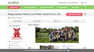 
                            11. Rügenwalder Mühle Carl Müller GmbH & Co. KG als Ausbilder - Azubiyo