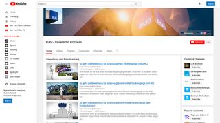 
                            12. Ruhr-Universität Bochum - YouTube