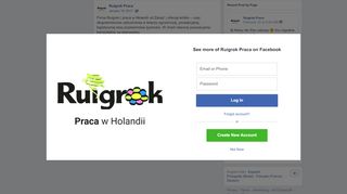 
                            11. Ruigrok Praca - Firma Ruigrok ( praca w Holandii od Zaraz!... | Facebook