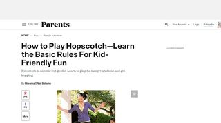 
                            13. Rules and Variations for Hopscotch - Parents Magazine