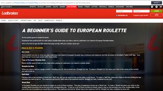 
                            10. Rules for Playing Live Roulette at Ladbrokes