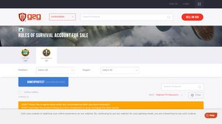 
                            10. Rules of Survival Account - Buy & Sell Securely At G2G.com