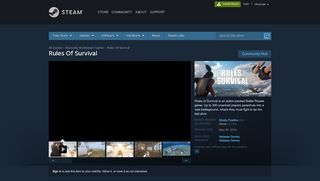 
                            8. Rules Of Survival on Steam