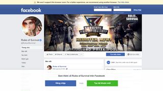 
                            1. Rules of Survival - Trang chủ | Facebook
