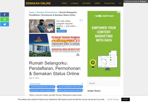 
                            8. Rumah Selangorku: Pendaftaran, Permohonan & Semakan ...
