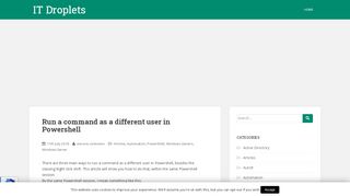 
                            4. Run a command as a different user in Powershell - IT Droplets
