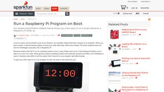 
                            13. Run a Raspberry Pi Program on Boot - News - SparkFun Electronics
