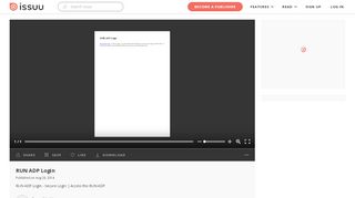 
                            8. RUN ADP Login by fergemhint24 - issuu