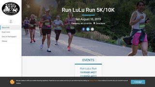 
                            8. Run LuLu Run 5K/10K - RunSignup
