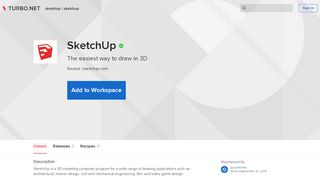
                            8. Run SketchUp Online - Turbo.net