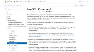 
                            3. Run SSH Command | Microsoft Docs
