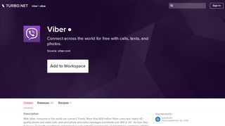 
                            11. Run Viber Online - Turbo.net