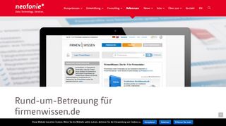 
                            10. Rund-um-Betreuung für firmenwissen.de | Neofonie